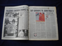 2005 APRIL 9 CHICAGO SUN-TIMES NEWSPAPER - POPE JOHN PAUL II FUNERAL - NP 5951