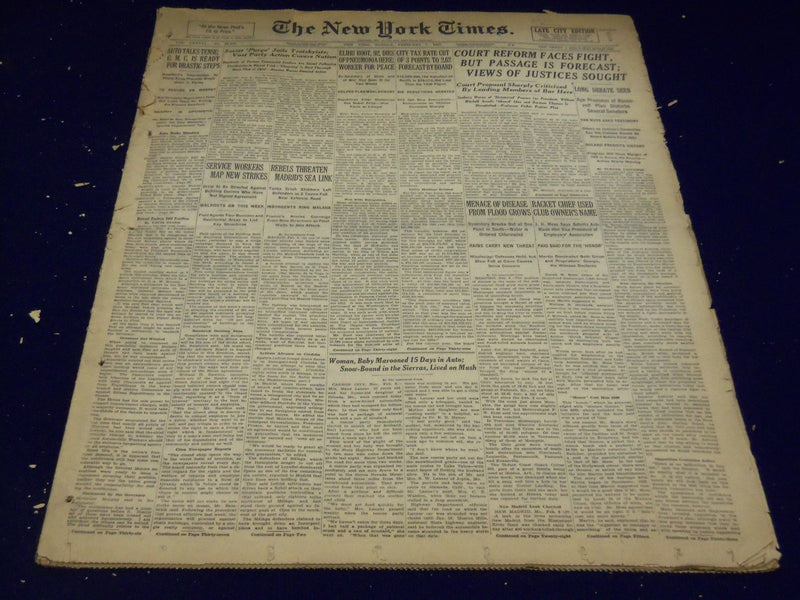1937 FEBRUARY 7 NEW YORK TIMES - COURT REFORM FACES FIGHT - ELIHU - NT 3103