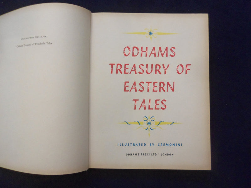 1960 ODHAMS TREASURY OF EASTERN TALES HARDCOVER BOOK - KD 1111H