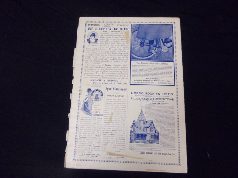 1899 SEPTEMBER DEMOREST'S FAMILY MAGAZINE - GREAT ILLUSTRATIONS & ADS - ST 1829