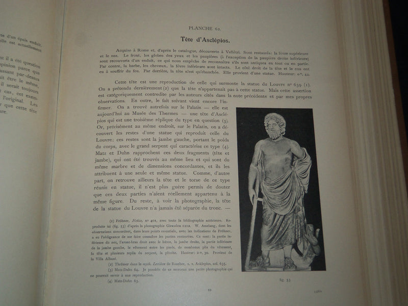1912 LA GLYPTOTHEQUE NY-CARLSBERG VOLUME BY CARL JACOBSEN - FRENCH - Z 87