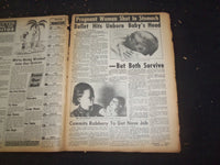 1967 JANUARY 30 MIDNIGHT NEWSPAPER - UNBORN BABY SHOT IN MOM'S WOMB - NP 7375