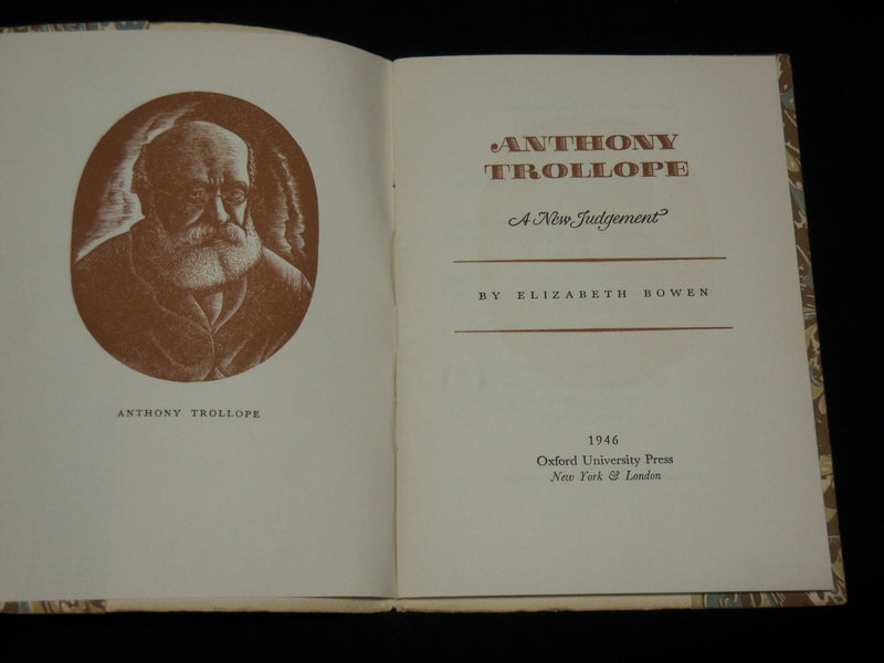 1946 ANTHONY TROLLOPE - A NEW JUDGEMENT BOOK BY ELIZABETH BOWEN - J 6546