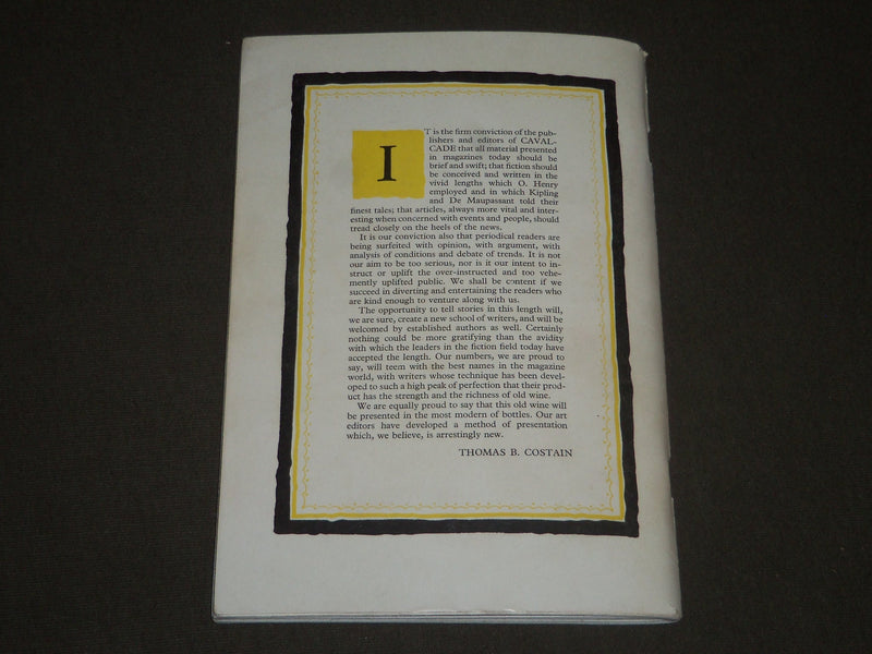 1937 MAY AMERICAN CAVALCADE MAGAZINE - DIGEST - VOLUME 1 NO. 1 - J 2429