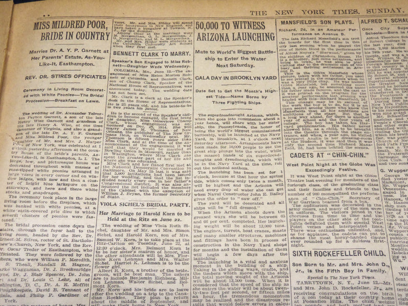 1915 JUNE 13 NEW YORK TIMES NEWSPAPER - DU PONT BUYS EQUITABLE LIFE - NT 7701