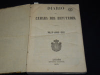 1855 APRIL-MAY DIARIO DA CAMARA DOS DEPUTADOS BOUND VOLUME - LISBOA - KD 2016I
