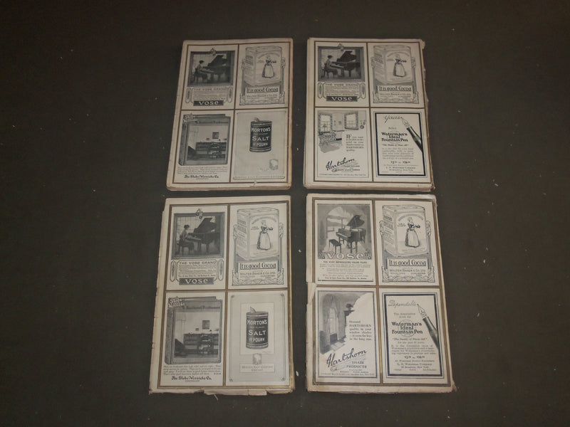 1924 HARPER'S MONTHLY MAGAZINE - LOT OF 8 - STORIES & ILLUSTRATIONS - WR 950B