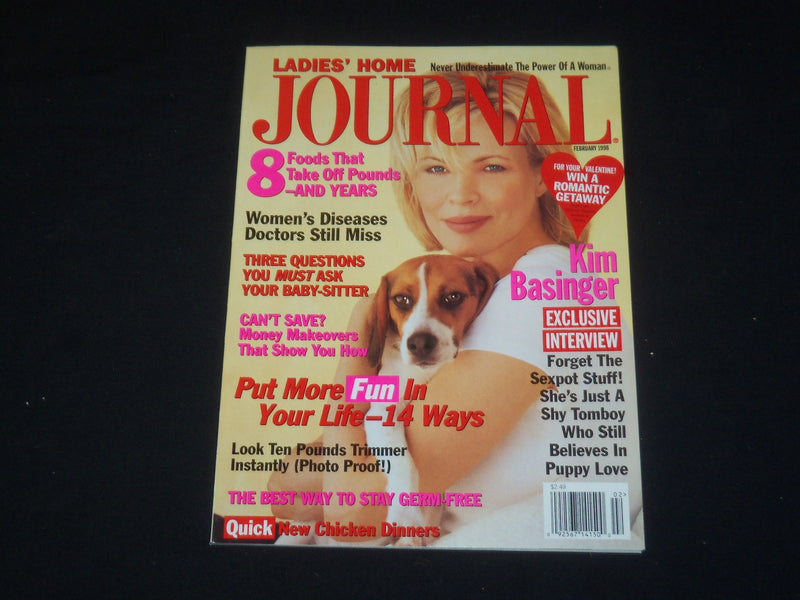 1998 FEBRUARY LADIES' HOME JOURNAL MAGAZINE -KIM BASINGER COVER - SP 3759
