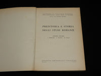 1955 PREISTORIA E STORIA DEGLI STUDI ROMANZI SOFTCOVER BOOK - ITALIAN - J 6980