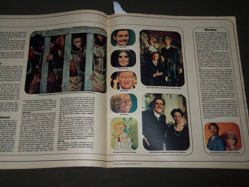 1976 SEPT 12 NEW YORK NEWS MAGAZINE - NANCY WALKER COVER - J 2854