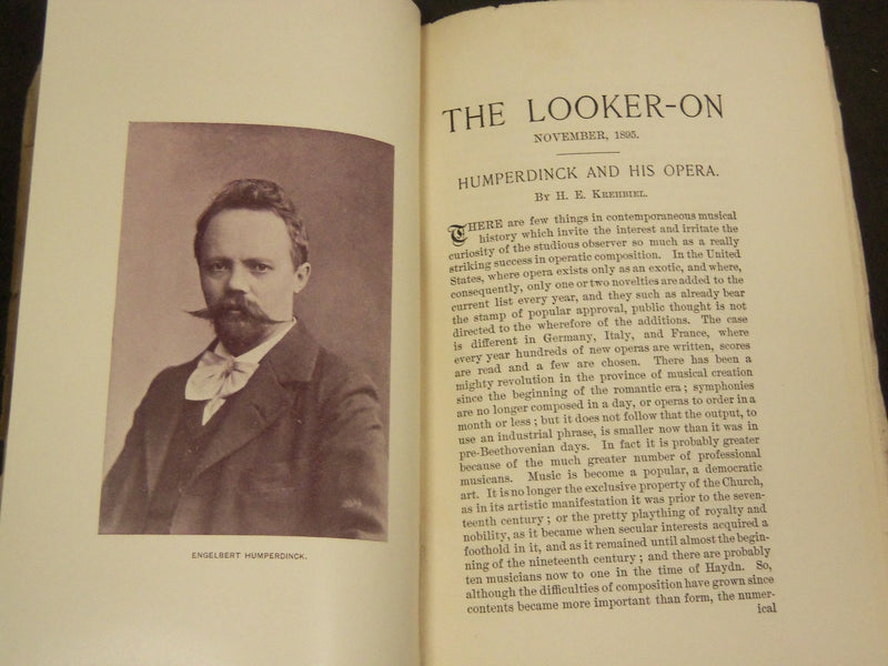 1895-1896 THE LOOKER-ON MAGAZINE LOT OF 3 ISSUES - WR 397