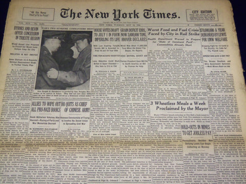 1946 MAY 14 NEW YORK TIMES - WIPE OUT PRO NAZI BOOKS - NT 2967