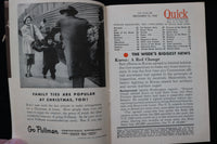 1951 DECEMBER 10 QUICK DIGEST MAGAZINE - WINTER BEACH FASHIONS COVER - K 2417