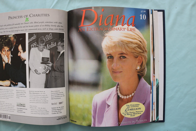 1997-1998 DIANA AN EXTRAORDINARY LIFE MAGAZINE ALBUM - ISSUE #S 1-13 - KD 9624