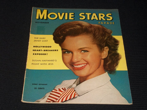 1953 NOVEMBER MOVIE STARS PARADE MAGAZINE - DEBBIE REYNOLDS FRONT COVER - E 3449