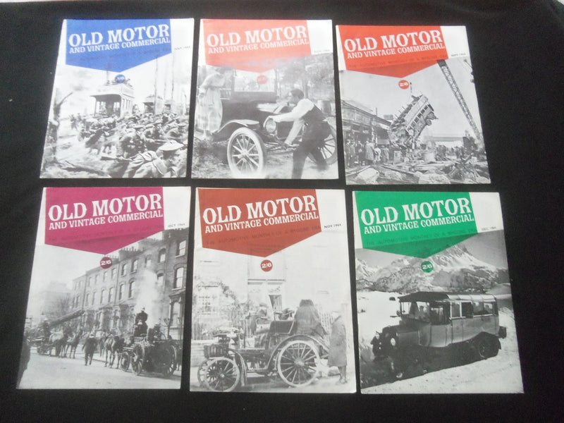 1963-1967 OLD MOTOR AND VITAGE COMMERCIAL MAGAZINE - LOT OF 21 - O 2136A