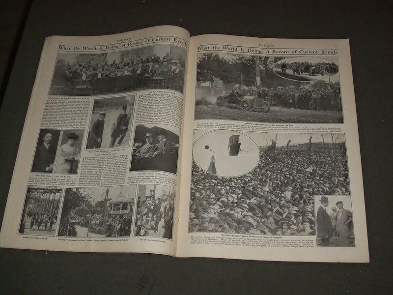 1910 OCTOBER 15 COLLIER'S MAGAZINE - GREAT ILLUSTRATIONS, ARTICLES & ADS - F 615