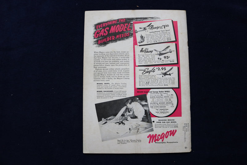 1941 MAY MODEL AIRPLANE NEWS MAGAZINE - BREWSTER 