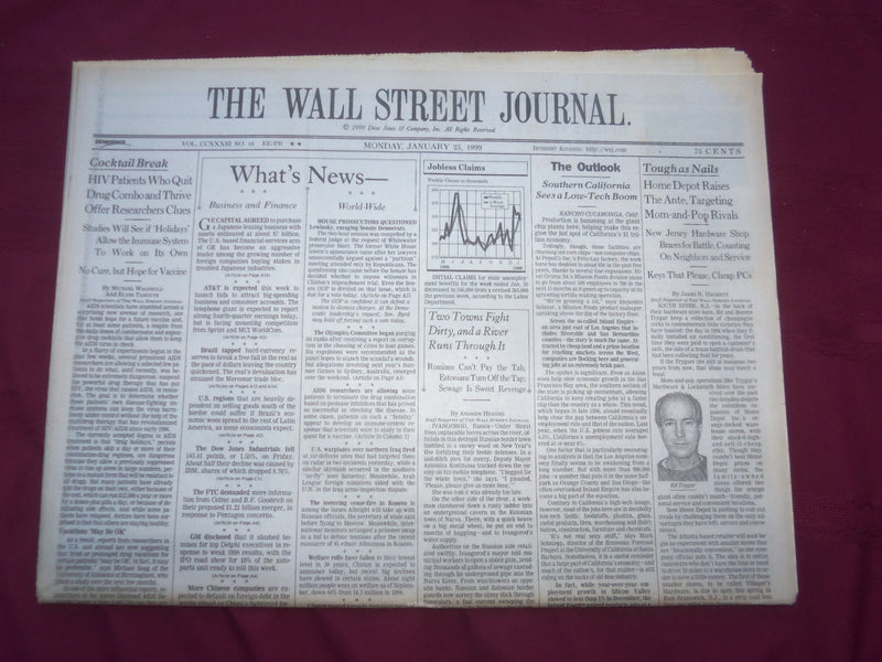 1999 JANUARY 25 THE WALL STREET JOURNAL - HOME DEPOT RAISES THE ANTE - WJ 27