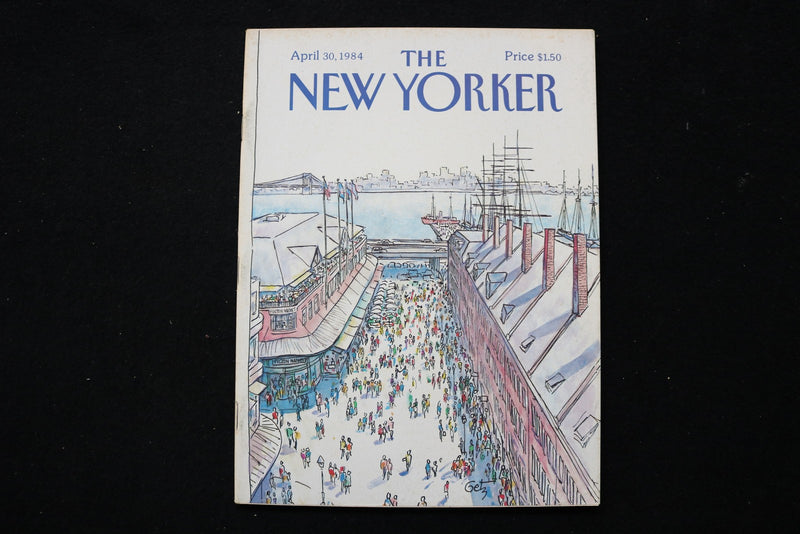 1984 APRIL 30 NEW YORKER MAGAZINE - GREAT ILLUSTRATED COVER - NY 3148
