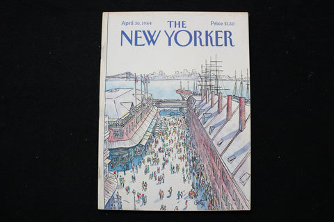 1984 APRIL 30 NEW YORKER MAGAZINE - GREAT ILLUSTRATED COVER - NY 3148
