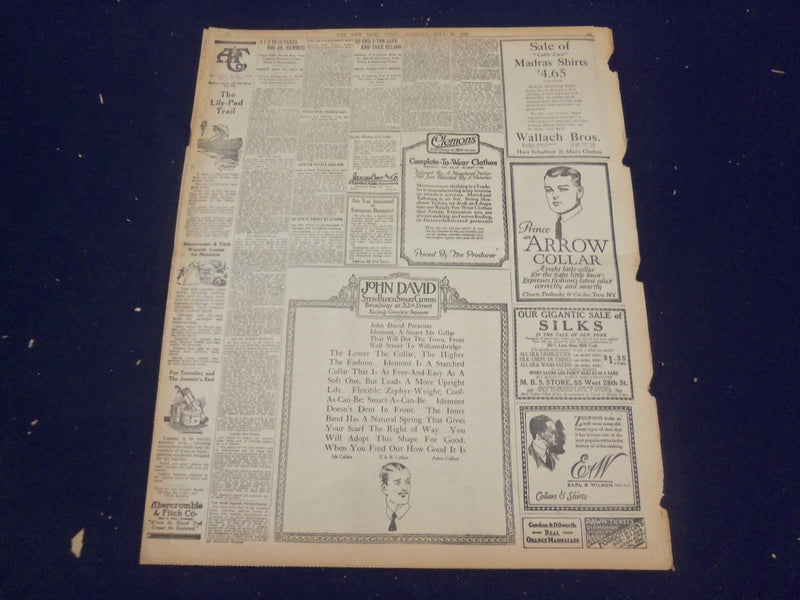 1920 JULY 20 NEW YORK TIMES - PENNSYLVANIA LINES TO DROP 12,000 MEN - NT 9343