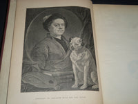 1876 THE WORKS OF WILLIAM HOGARTH VOLUME BY CHARLES LAMB - GREAT PLATES - Z 38