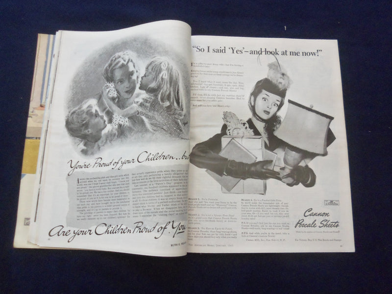 1945 JANUARY THE AMERICAN HOME MAGAZINE - DREAMS THAT WILL COME TRUE - SP 6118M