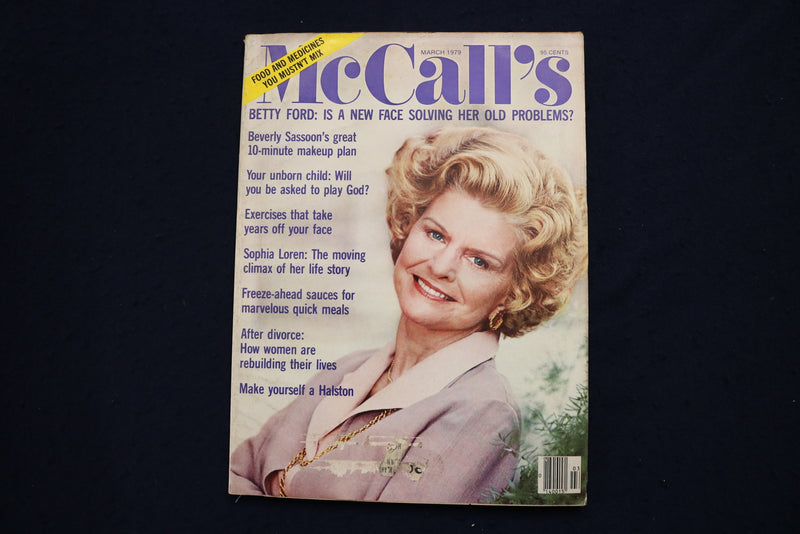 1979 MARCH MCCALL'S MAGAZINE - BETTY FORD COVER - E 18159
