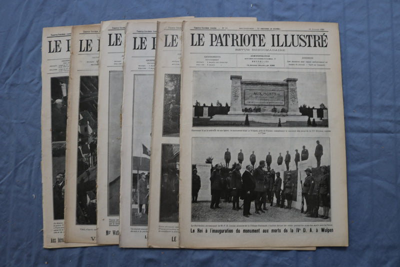 1920-1928 LE PATRIOTE ILLUSTRE MAGAZINE - FRENCH - LOT OF 56 - O 3849