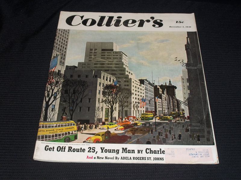1949 DECEMBER 3 COLLIER'S MAGAZINE - NEW CROWELL COLLIER'S BUILDING - E 4331