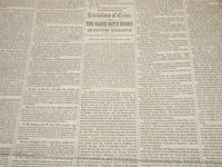 1854 NEW YORK UNIVERSE NEWSPAPERS LOT OF 2 - A. J. WILLIAMSON - NP 3879S