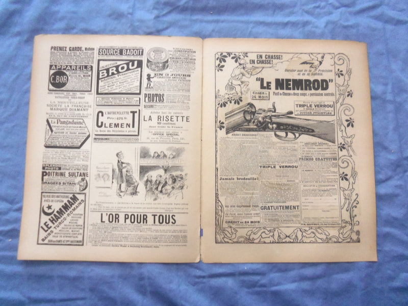 1903 JULY 18 LE SOURIRE MAGAZINE - ILLUSTRATED COMEDY - FRENCH TEXT - SP 4865T