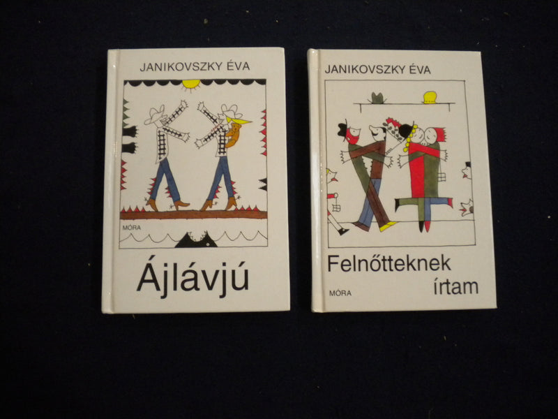 2004-2005 HUNGARIAN HARDCOVER BOOKS BY EVA JANIKOVSZKY - LOT OF 4 - KD 8069