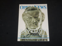 2001 MAY OPERA NEWS MAGAZINE - BAYREUTH 125 YEARS - SP 6173