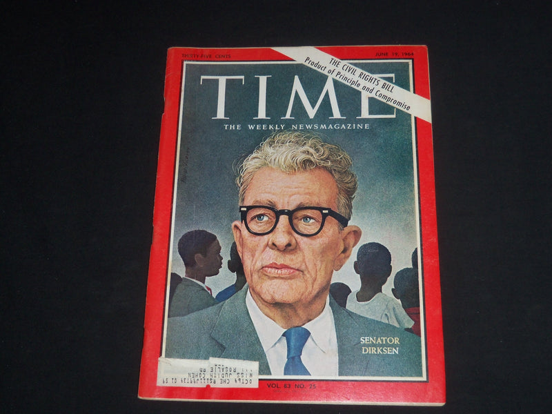 1964 JUNE 19 TIME MAGAZINE - SENATOR EVERETT DIRKSEN - T 1906