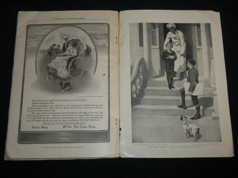 1908 JULY THE COSMOPOLITAN MAGAZINE - SUMMER'S RETURN - NICE ADS - J 6693