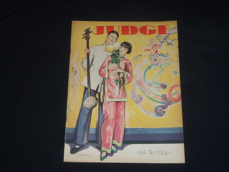 1930 MARCH 1 JUDGE MAGAZINE - THE NO. 1 BOY - ST 5620