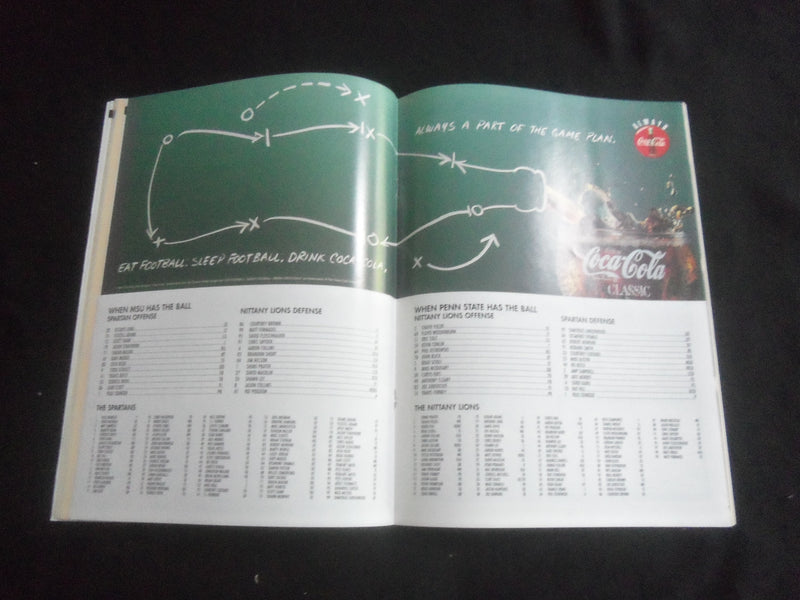 1997 NOVENBER 29 FOOTBALL PROGRAM - MICHIGAN STATE VS PENN STATE UNIV - B 5533T