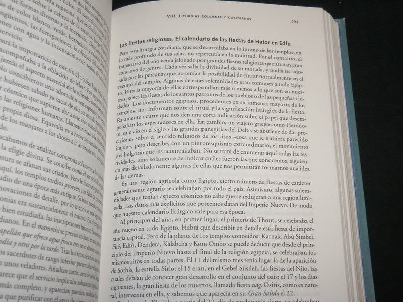 2000 LA CIVILIZACION DEL EGIPTO FARAONICO SOFTCOVER BOOK - SPANISH - KD 6953