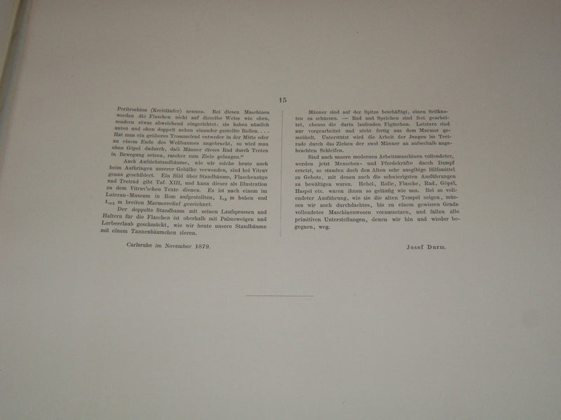 1880 CONSTRUCTURE UND POLYCHROME DETAILS DER GRIECHISCHEN BAUKUNST - Z 260