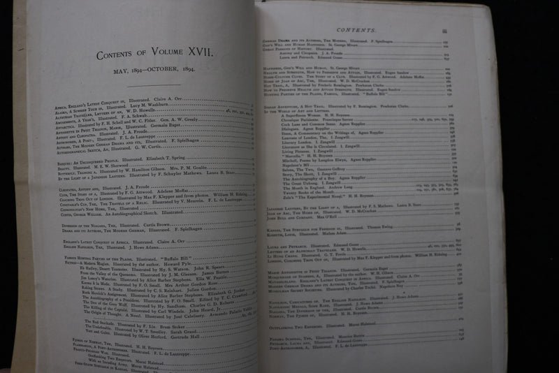 1894 OCTOBER THE COSMOPOLITAN MONTHLY MAGAZINE - REMINGTON - K 2926