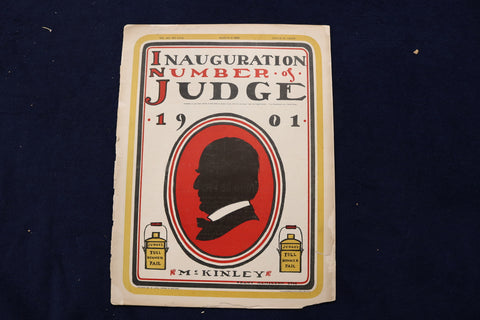1901 MARCH 9 JUDGE MAGAZINE - INAUGURATION NUMBER - E 11590