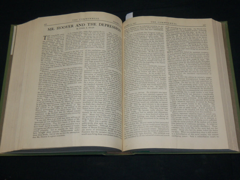 1930 MAY-OCTOBER THE COMMONWEALTH MAGAZINE BOUND VOLUME NO. 12 - R 384