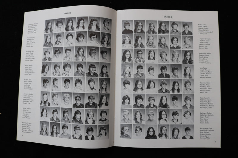 1974-1976 SUN PRAIRIE JUNIOR HIGH SCHOOL YEARBOOKS - LOT OF 2 - K 2932