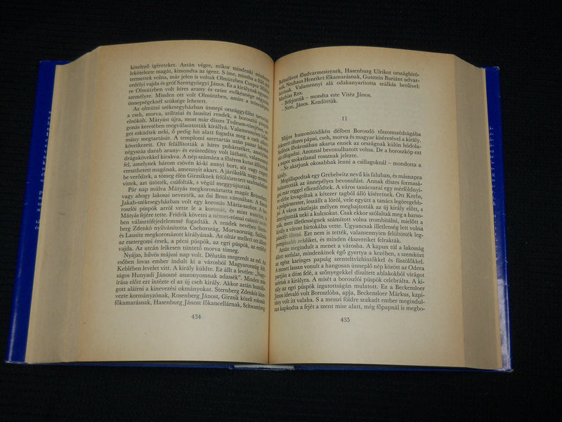 1985 HARSANYI ZSOLT HARDCOVER BOOK BY MATHIAS REX - HUNGARIAN TEXT - KD 7369