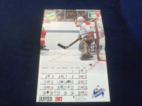 1986-1987 MONTREAL CANADIANS HOCKEY CALENDAR - F 254W