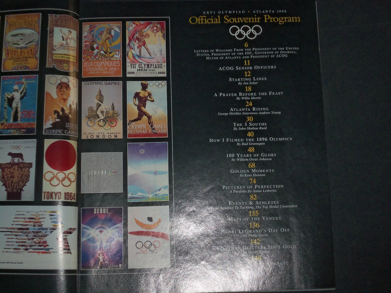 1996 CENTENIAL OLYMPICS GAMES SOUVENIR PROGRAM - B 6466