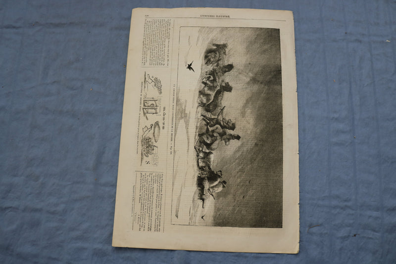 1859 MAR 19 L'UNIVERS ILLUSTRE JOURNAL - GENTILHOMME, VAN EYCK-FRENCH - NP 8556