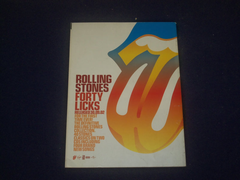 2002 OCTOBER MOJO MAGAZINE - ENGLAND - THE ROLLING STONES - B 699